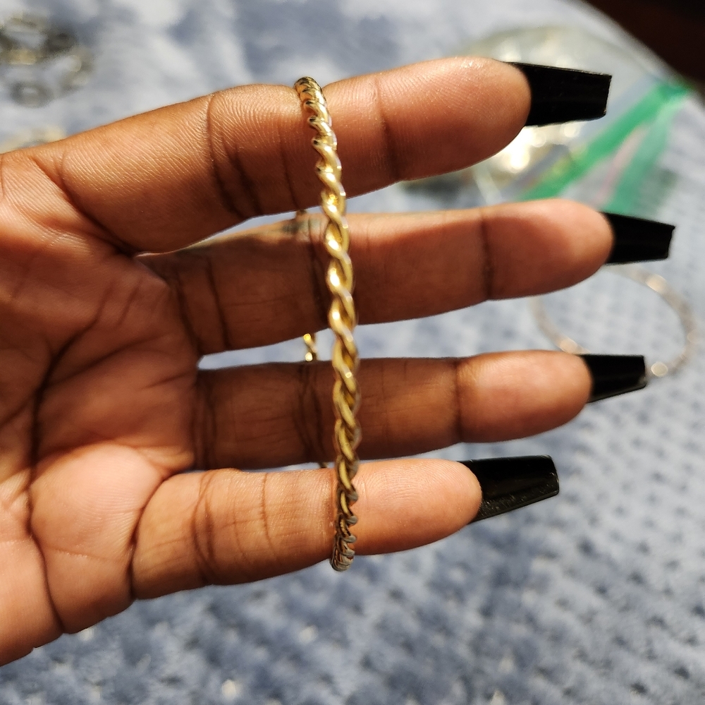 Various bangle bracelets